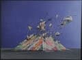Stima del valore del dipinto acrilico, aerosol e gouache ‘Dripping Louvre’ di BRUSK 2021