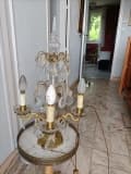 Stima Perito: La Lampada a Braccio Inverso in Bronzo in Stato Eccezionale.