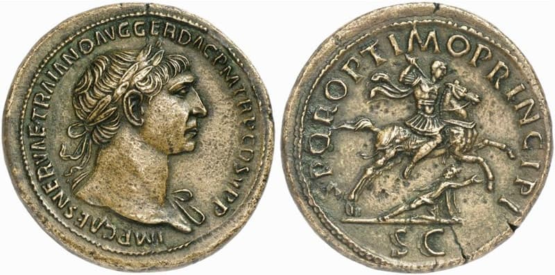Stima di una moneta romana Stima di una moneta romana