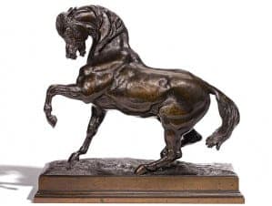Scultura Cavallo Antoine-Louis Barye : perizia e stima