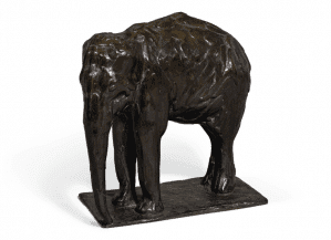 Scultura Elefante Rembrandt Bugatti : perizia e stima
