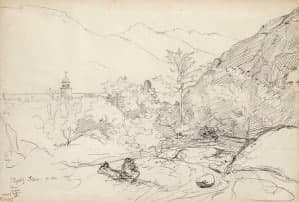 Disegno di Jean-Baptiste Corot: stima gratuita