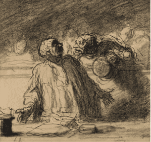Disegno di Honoré Daumier: stima gratuita Disegno di Honoré Daumier: stima gratuita