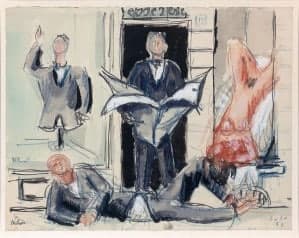 Disegno di Jean Hélion: perizia e stima