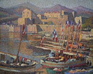 Perizia e stima del dipinto Collioure di Henri Martin