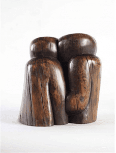 Scultura coppia Wang Keping: perizia e stima