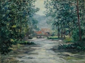 Dipinto Paesaggio Maxime Maufra : perizia e stima Dipinto Paesaggio Maxime Maufra : perizia e stima