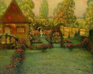 Dipinto Gerberoy Henri Le Sidaner : perizia e stima