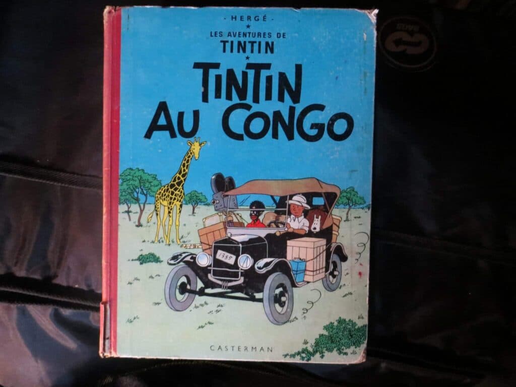 Stima di un fumetto di Tintin in Congo