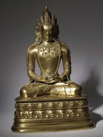Asta per 420.000 euro di una statuetta Scuola di Zanabazar