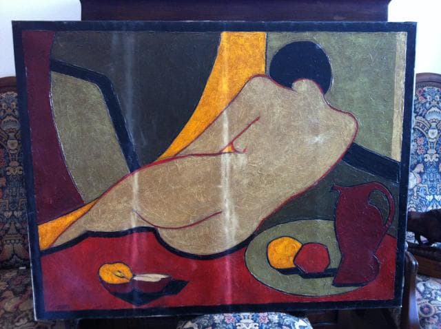 Stima del Dipinto NU “ASIAN” dell’Artista Stéphane GISCLARD risalente al 1990