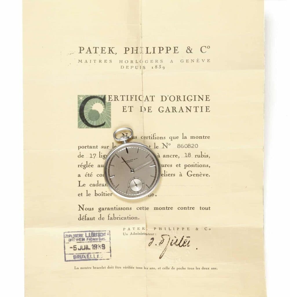 Comment stimare un orologio da tasca ?