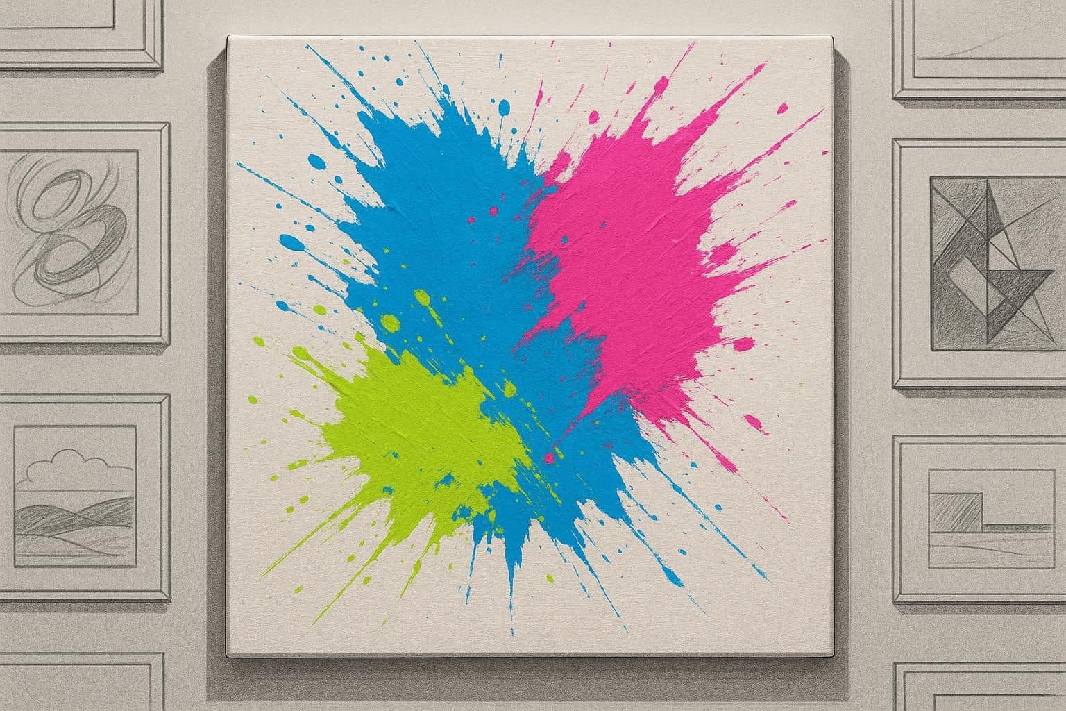 Dipinto arte contemporanea