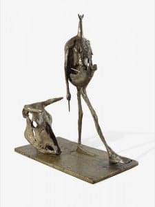 Scultura in bronzo di Germaine Richier Scultura in bronzo di Germaine Richier