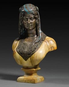 Busto di Charles Cordier: perizia e stima Busto di Charles Cordier: perizia e stima