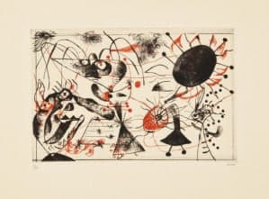 Gravura Litografia Joan Miró: perizia e stima Gravura Litografia Joan Miró: perizia e stima
