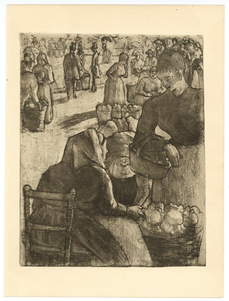 Gravura Litografia Camille Pissarro : perizia e stima Gravura Litografia Camille Pissarro : perizia e stima
