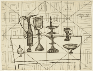 Disegno Inchiostro Francis Newton Souza : stima gratuita Disegno Inchiostro Francis Newton Souza : stima gratuita