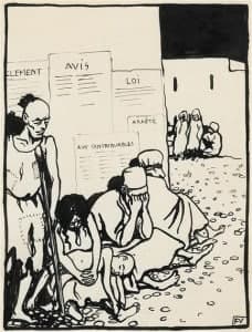 Disegno di Félix Vallotton: perizia e stima Disegno di Félix Vallotton: perizia e stima