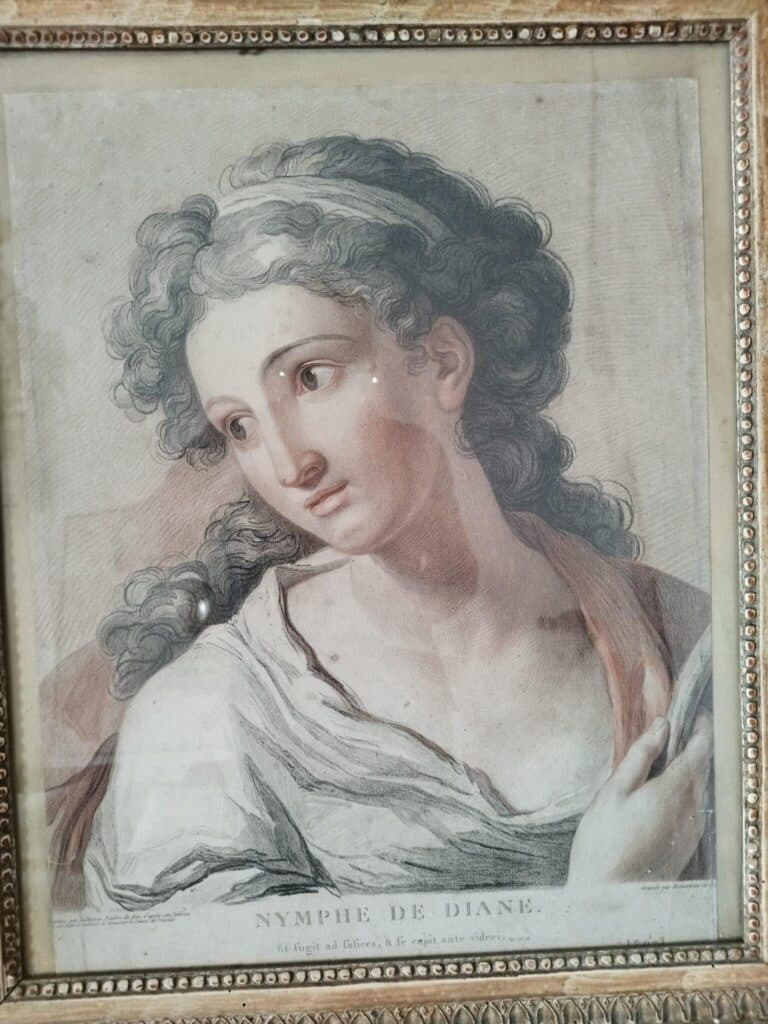 Stima di un’incisione della Ninfa di Diana di De Marteau