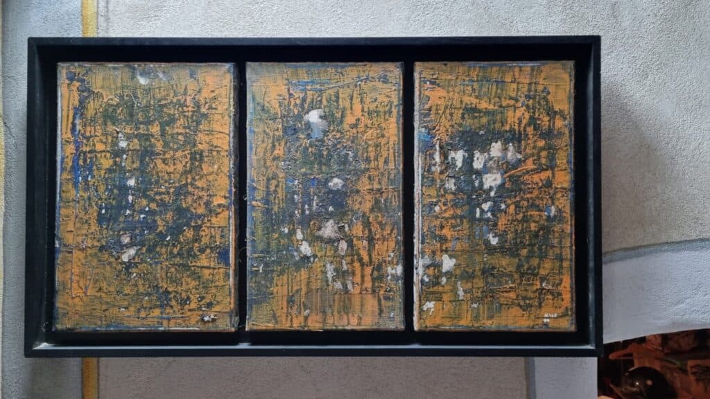 Triptych su tela del pittore HERVE HALF – Stima 2000