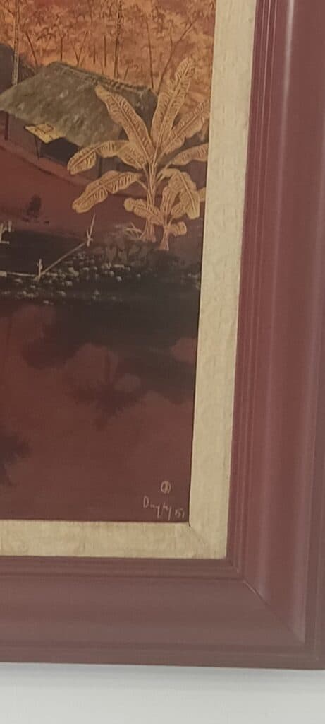 Stima del valore del dipinto natura dell’artista Tran Phuc Duyen