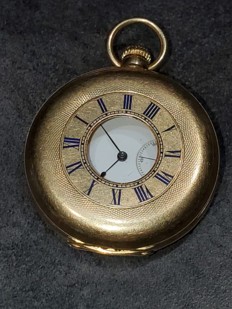 Valutazione dettagliata dell’Orologio da Tasca Le Roy et Fils in oro giallo con incisione e numero di serie 41838