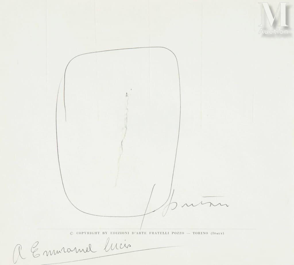 Disegno di Lucio Fontana: stima gratuita Disegno di Lucio Fontana: stima gratuita