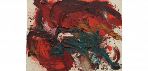 Perizia e stima del dipinto di Kazuo Shiraga Perizia e stima del dipinto di Kazuo Shiraga